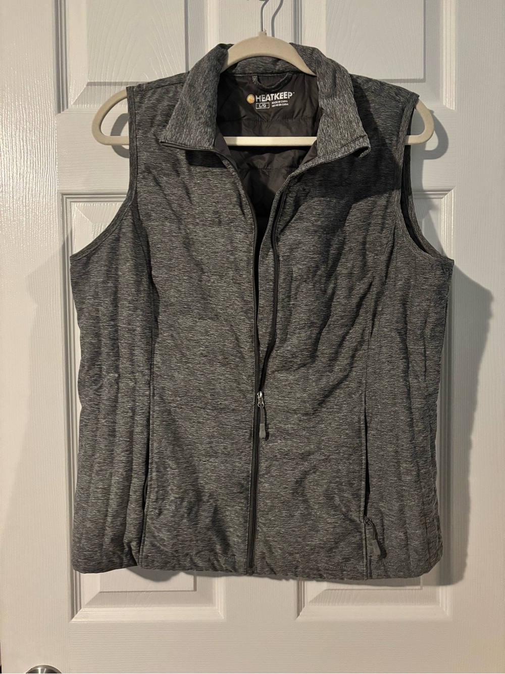 Heatkeep Women's Grey packable vest
